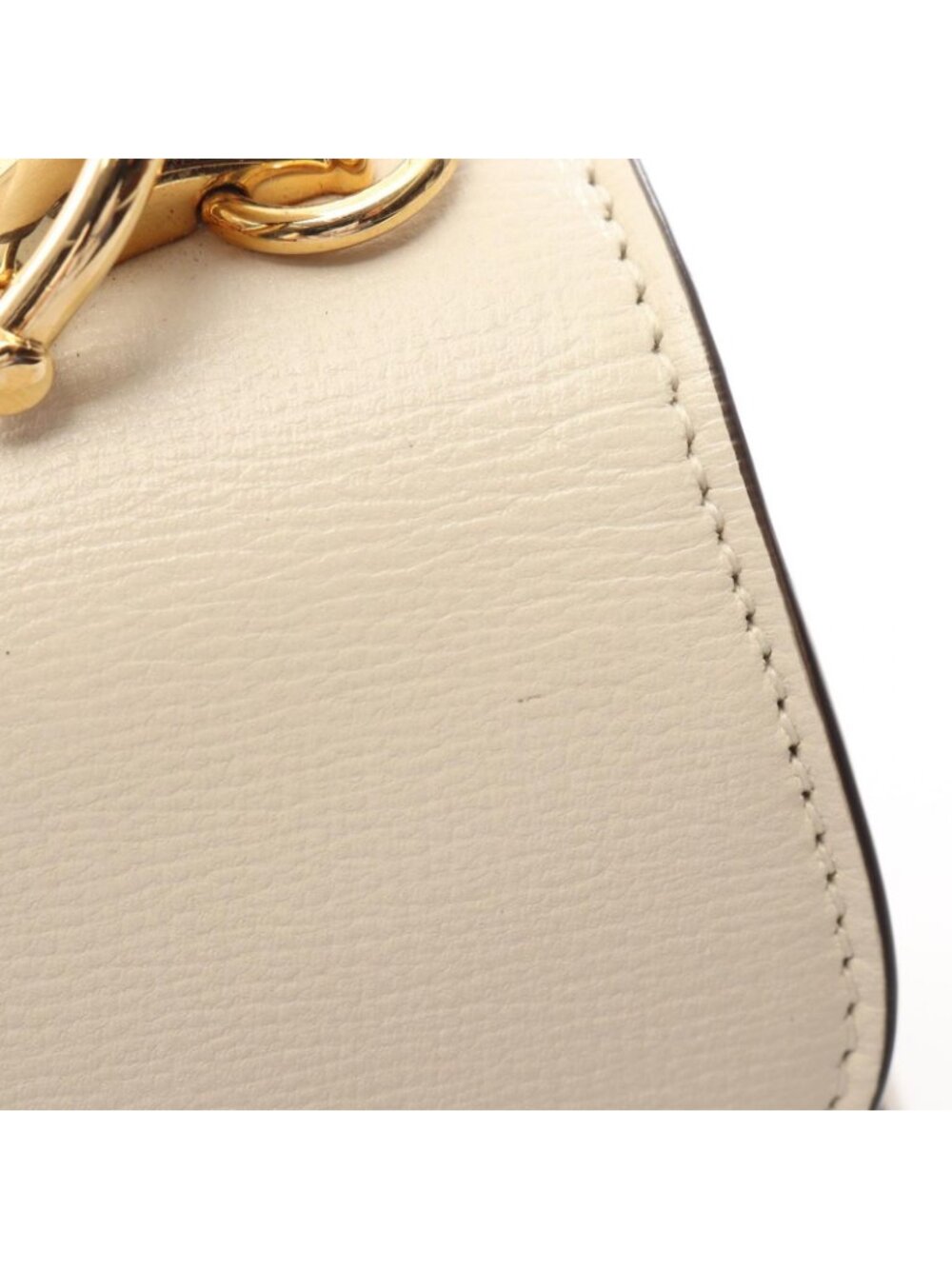 Gucci Handbag Horsebit Ivory Leather 1955 Small Top Handle Bag - Picture 7 of 7